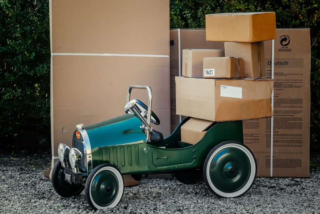 Paket, Verpackung, Lieferung von AITrack Depot Germany