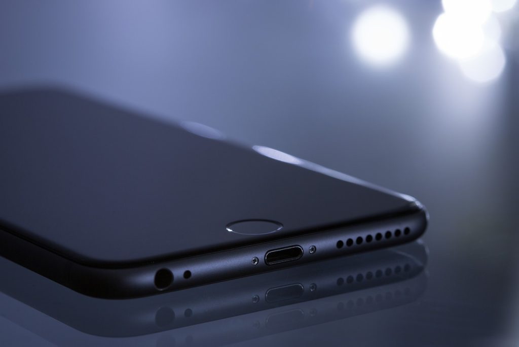 Apfel, iPhone, Nahaufnahme